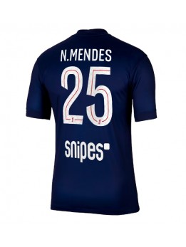 Billige Paris Saint-Germain Nuno Mendes #25 Hjemmedrakt 2025-26 Kortermet